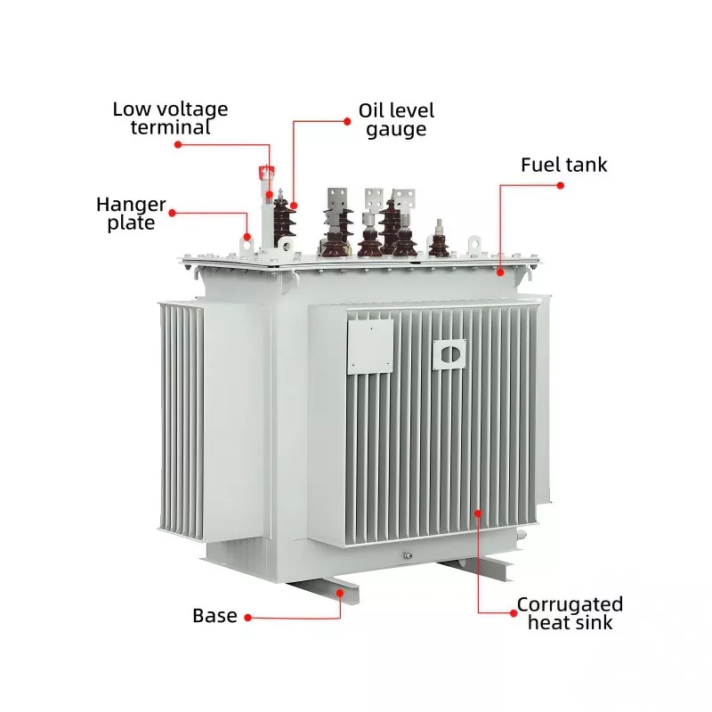 11KV 입력 0.4KV 출력 삼상 오일 침수 변압기